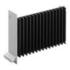 Fischer Elektronik. Heat Sink Passive Extruded Thru-Hole Aluminum - SK 44 100 AL