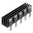 Fischer Elektronik. Heat Sink Passive TO-220 Extruded Screw Mount Aluminum 6.5K/W Black Anodized - SK 454 80 4 X M3 TO 220