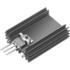 Fischer Elektronik. Heat Sink Passive TO-218/TO-220/TO-247/TO-248 Extruded Thru-Hole Aluminum 7.9K/W Black Anodized - SK 459 25 STC