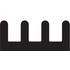 Fischer Elektronik. Heat Sink Passive Screw Mount Black Anodized - SK 478 25 SA
