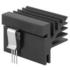 Fischer Elektronik. Heat Sink Passive Extruded Thru-Hole Aluminum 6.3K/W Black Anodized - SK 482 84 SA