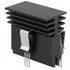 Fischer Elektronik. Heat Sink Passive Vertical Thru-Hole Black Anodized - SK 489 37,5 AL