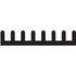 Fischer Elektronik. Heat Sink Passive Extruded Adhesive Aluminum - SK 493 1000 AL