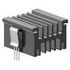 Fischer Elektronik. Heat Sink Passive Extruded Screw Mount Aluminum 5K/W Black Anodized - SK 499 100 SA
