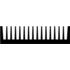 Fischer Elektronik. Heat Sink Passive Extruded Screw Mount Aluminum 1.4K/W Black Anodized - SK 503 1000 AL