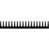 Fischer Elektronik. Heat Sink Passive Extruded Screw Mount Aluminum 4.1K/W Black Anodized - SK 505 150 SA