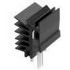 Fischer Elektronik. Heat Sink Passive TO-220 Extruded Solder Pin Aluminum 13.3K/W Black Anodized - SK 525 15 ST