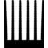 Fischer Elektronik. Heat Sink Passive Extruded SMD Aluminum 3.1K/W Black Anodized - SK 527 100 AL