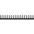 Fischer Elektronik. Heat Sink Passive Extruded Adhesive Aluminum 4.9K/W Black Anodized - SK 545 100 AL