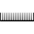Fischer Elektronik. Heat Sink Passive Extruded Thru-Hole Aluminum 0.78K/W Black Anodized - SK 580 1000 AL