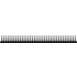 Fischer Elektronik. Heat Sink Passive Extruded Screw Mount Aluminum 1.4K/W Black Anodized - SK 583 200 SA