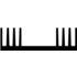 Fischer Elektronik. Standard Extruded Heat Sinks - SK 59 100 SA