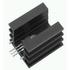 Fischer Elektronik. Heat Sink Passive TO-220 Extruded Thru-Hole Aluminum 7K/W Black Anodized - SK 76 50 STS TO 220