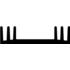 Fischer Elektronik. Heat Sink Passive TO-3 Extruded Adhesive Black Anodized - SK 78 100 SA