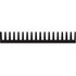 Fischer Elektronik. Heat Sink Passive Extruded Thru-Hole Aluminum 3.4K/W Black Anodized - SK 81 100 AL