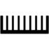 Fischer Elektronik. Profile heatsinks and fluid coolers Standard extruded - SK 99 100 SA