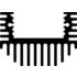 Fischer Elektronik. Heat Sink Passive Extruded Thru-Hole Aluminum 7K/W Natural Anodized - SK LED 3 50 ME