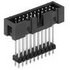 Fischer Elektronik. Conn Stacking Shroud Header HDR 40 POS 2.54mm Solder ST Thru-Hole - SLU 40 S 191