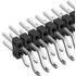 Fischer Elektronik. Conn Unshrouded Header HDR 10 POS 2mm Solder RA Side Entry SMD T/R - SLY 10 SMD 040 10 G B TR