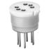 Fischer Elektronik. Conn Transistor Socket SKT 6 POS Solder ST Thru-Hole - TF 56