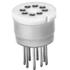 Fischer Elektronik. Conn Transistor Socket SKT 8 POS Solder ST Thru-Hole - TF 58