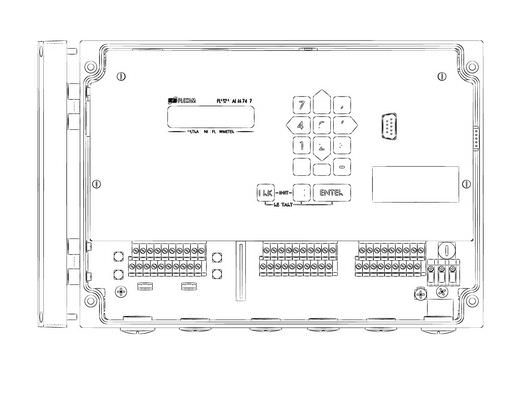 Ультразвуковой расходомер для жидкостей задержки вызова ATEX FLUXUS® F704 FLEXIM