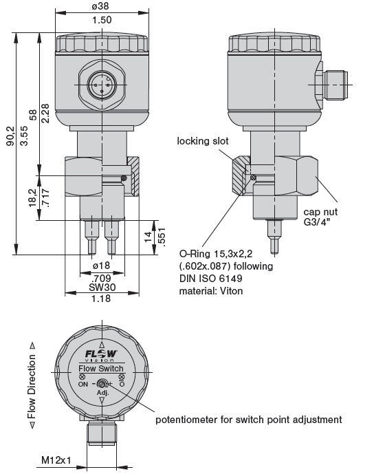 Расходомер для жидкостей для воды FS10 FlowVision GmbH