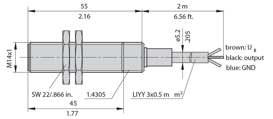 Индуктивный датчик скорости MSZ214, 218 FlowVision GmbH