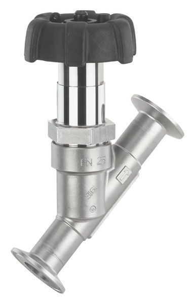 Клапан с вентилем с ручным управлением с наклонным седлом GEMÜ 507 GEMÜ Gebrüder Müller Apparatebau GmbH