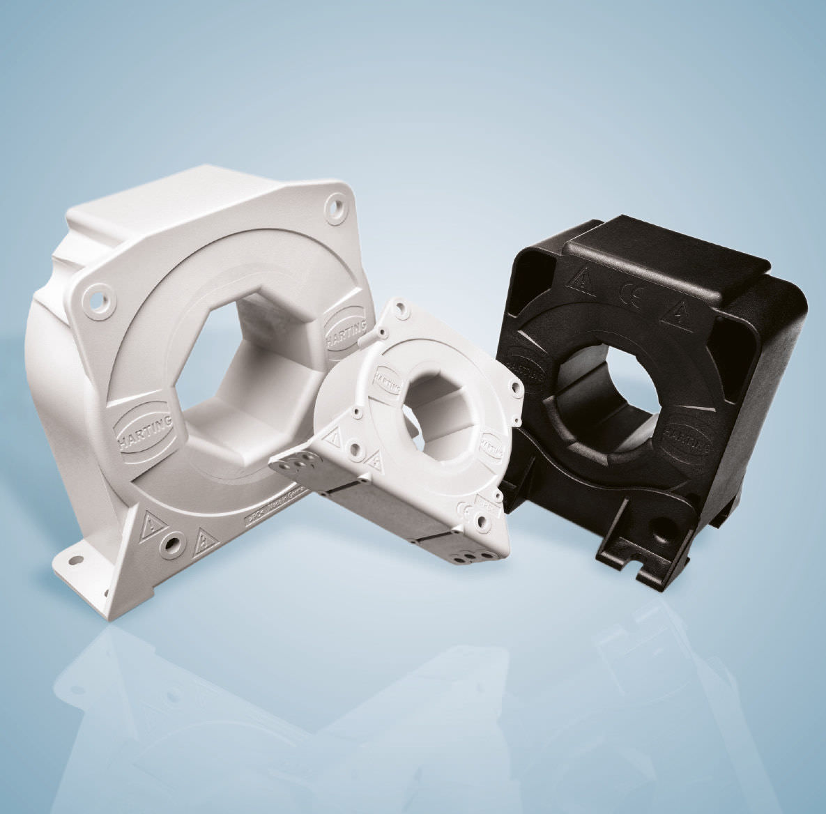 Harting. Токоприемник с эффектом Холла с закрытым контуром / DC / неподвижный HCS, HCSR series - HARTING-HCS-HCSR-series
