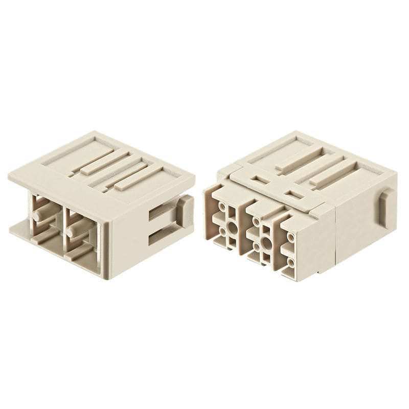 Harting. Соединитель оптоволокна / LC / наружная резьба / IP65 Han-Modular® LC series - HARTING-Han-Modular-LC-series