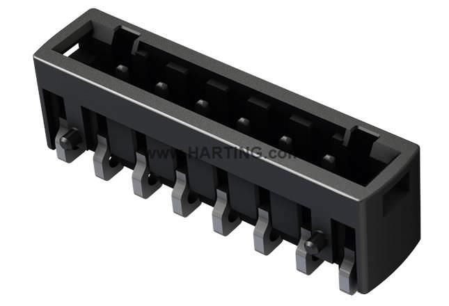Соединитель провод-плата для печатной платы параллельный наружная резьба HARTING