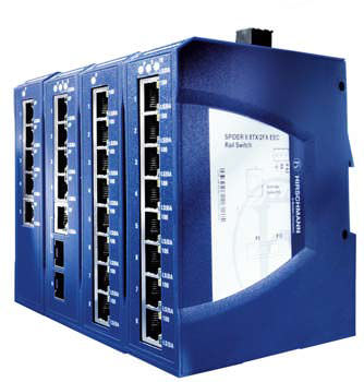 Коммутатор Ethernet Оригинальные запчасти не администрируемый промышленный на DIN-рейке SPIDER PoE Switches HIRSCHMANN