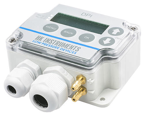 Прессостат дифференциального давления электронный для воздуха IP54 DPI HK INSTRUMENTS