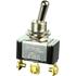 Honeywell. Switch Toggle ON ON SPDT Round Lever Screw 20A 277VAC 559.27VA Panel Mount with Threads - 11TS15-3