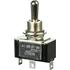 Honeywell. Switch Toggle (ON) OFF (ON) SPDT Round Lever Solder 20A 277VAC 1118.55VA Panel Mount with Threads - 11TS115-7