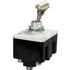 Honeywell. Switch Toggle ON ON ON DP3T Lever Screw 20A 277VAC 250VDC 745.7VA Panel Mount with Threads - 4TL132-12