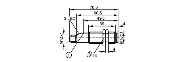 IFM. Фотоэлектрические датчики: OG5112  |‌ OGELFPKG/B1/V4A/US-100