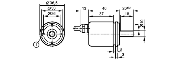 M3, глубина 6 mm