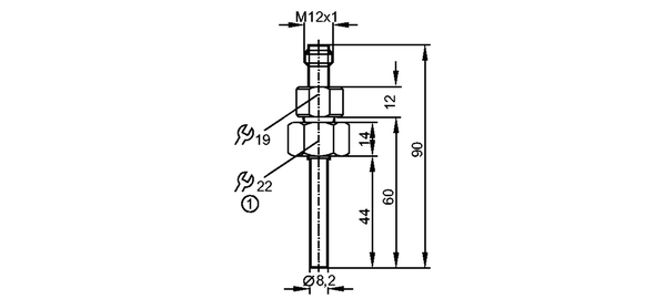 1: внутренняя резьба M18 x 1,5Made in USA