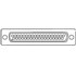 ITT Industries. Conn D-Subminiature SKT 37 POS 1.4mm Solder RA Thru-Hole 37 Terminal 1 Port - DC-37S-1-A-7-N-A197