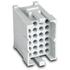 ITT Industries. Trident Flame Retardant Rectangular Free Plug and Strain Relief Hood - TFR03PA10