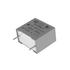 R413W41004000M KEMET Cap Film Suppression Y2/X1 1uF 1000VDC/300VAC PP 20% (41.5 X 20 X 40mm) Radial Plastic Rectangular Can 37.5mm 110C Tray 413W41004000M