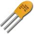 KEMET. Cap Tant Solid 10uF 25V 20% (7.1 X 5.8 X 10.5mm) Radial 5.08mm 125C T/R - T398E106M025AS7301