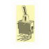 Knitter-Switch. Switch Toggle ON ON DPDT Round Lever PC Pins 0.05A 48VAC 48VDC 0.4VA PC Mount - ATE 2 D
