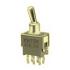Knitter-Switch. Switch Toggle Mom OFF Mom DPDT Round Lever PC Pins 0.05A 48VAC 48VDC 0.4VA PC Mount - ATE 2 G