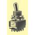 Knitter-Switch. Switch Toggle ON ON 4PDT Round Lever Solder Tag 6A 250VAC 30VDC Panel Mount with Threads - MTG 406 N