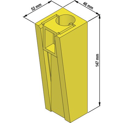 Клиновидные зажимы для кабелей
