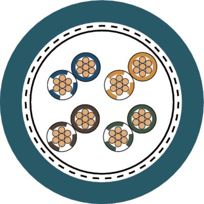 ETHERLINE®, кат. 5e, гибкое исполнение