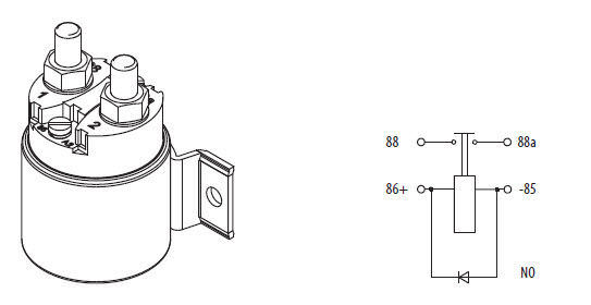 Электромеханическое реле мощность напряжение штекерное Layher AG
